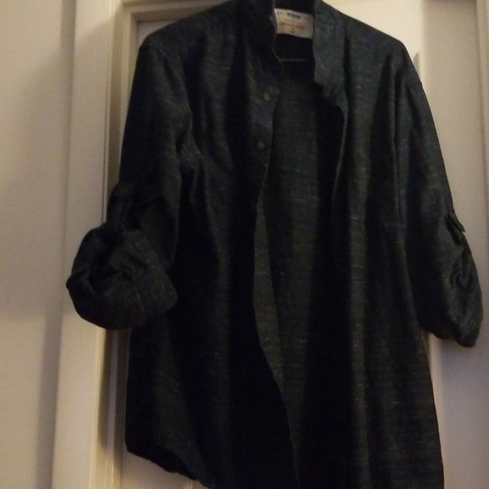 Men's XL - Casual Buttoned Down Shirt (Blue)